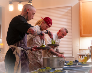 chef for a private dinner party